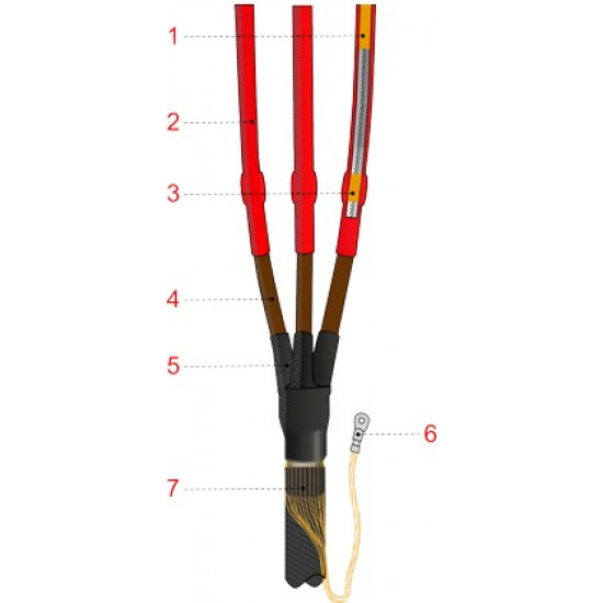 3ПКВТпнг-LS-10-35...50 КПЭ Кабельная муфта 3ПКВТпнг-LS-10-35...50 КПЭ Кабельная муфта