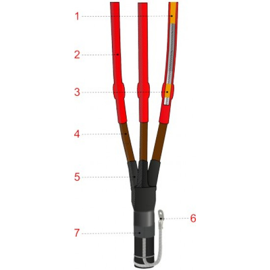 3ПКВТпнг-LS-10-70...120 КлЭ Кабельная муфта