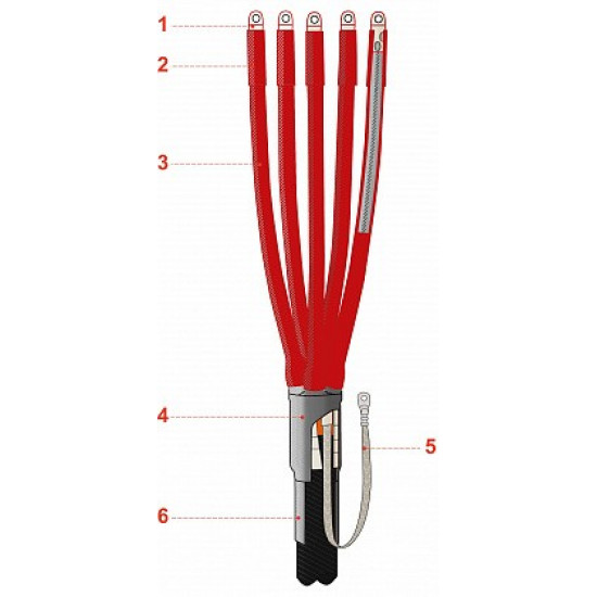 5ПКВНТпНнг-LS-1-16...25 Кабельная муфта 5ПКВНТпНнг-LS-1-16...25 Кабельная муфта