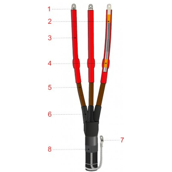 3ПКВТпНнг-LS-10-35...50 КлЭ Кабельная муфта 3ПКВТпНнг-LS-10-35...50 КлЭ Кабельная муфта