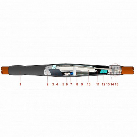 3СТп-10У-С-35...50 исп.02 Кабельная муфта